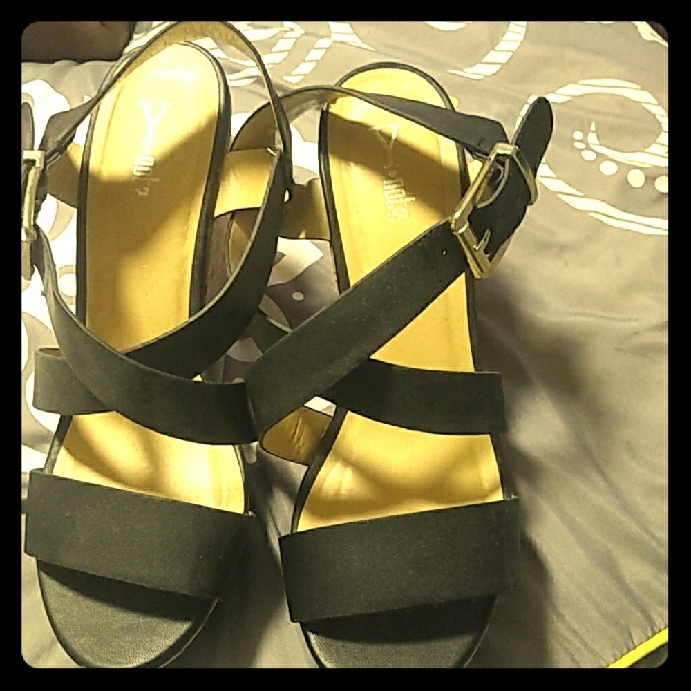 Strappy heels